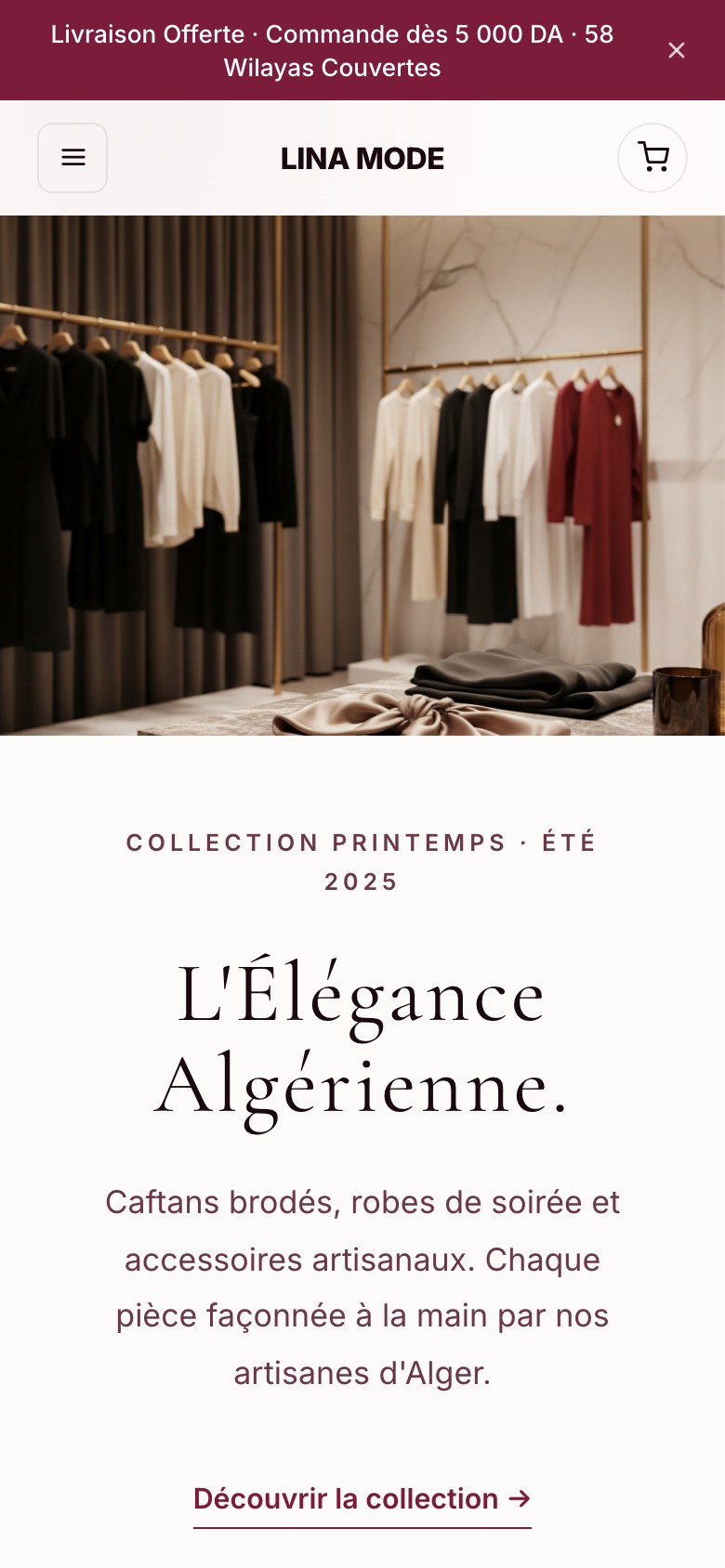 Boutique: Vêtements & accessoires