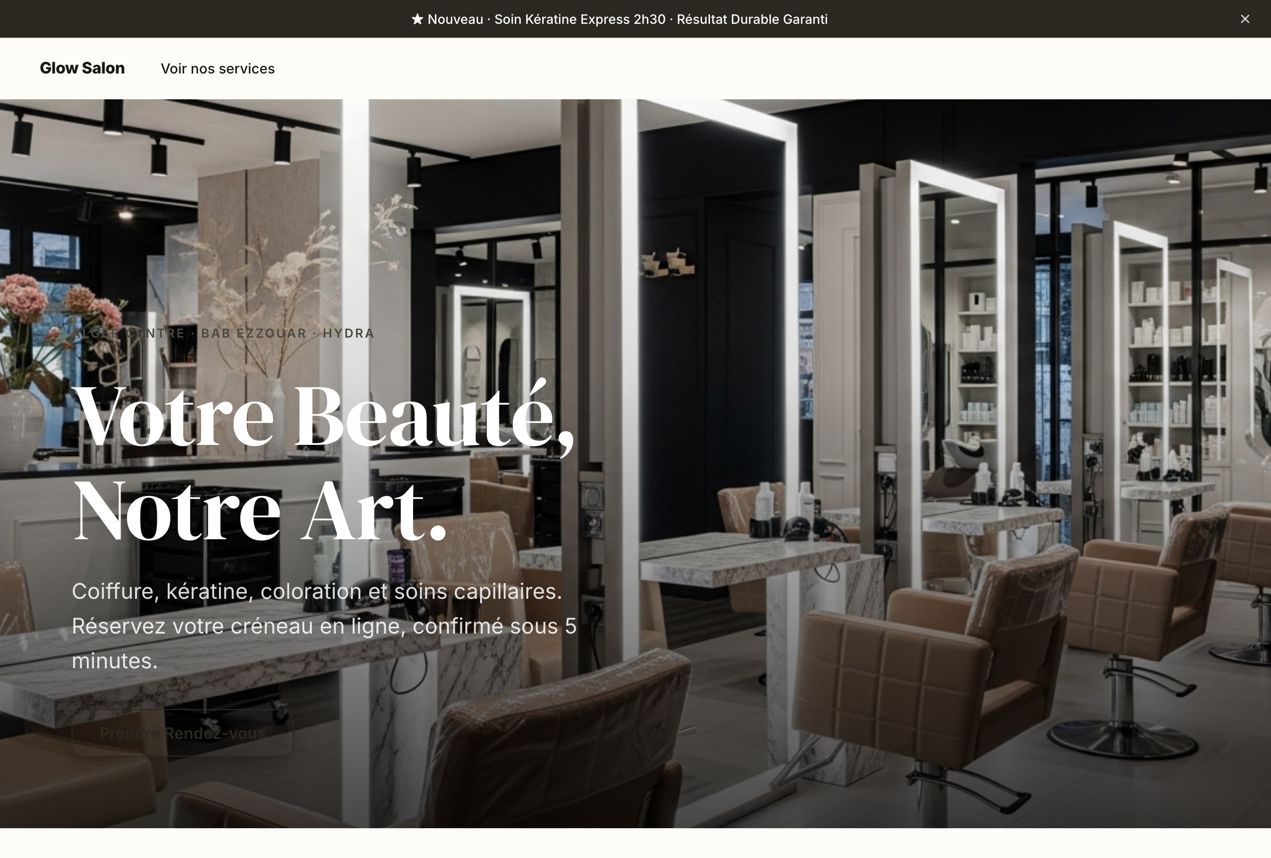 Salon & Spa: Réservations & soins