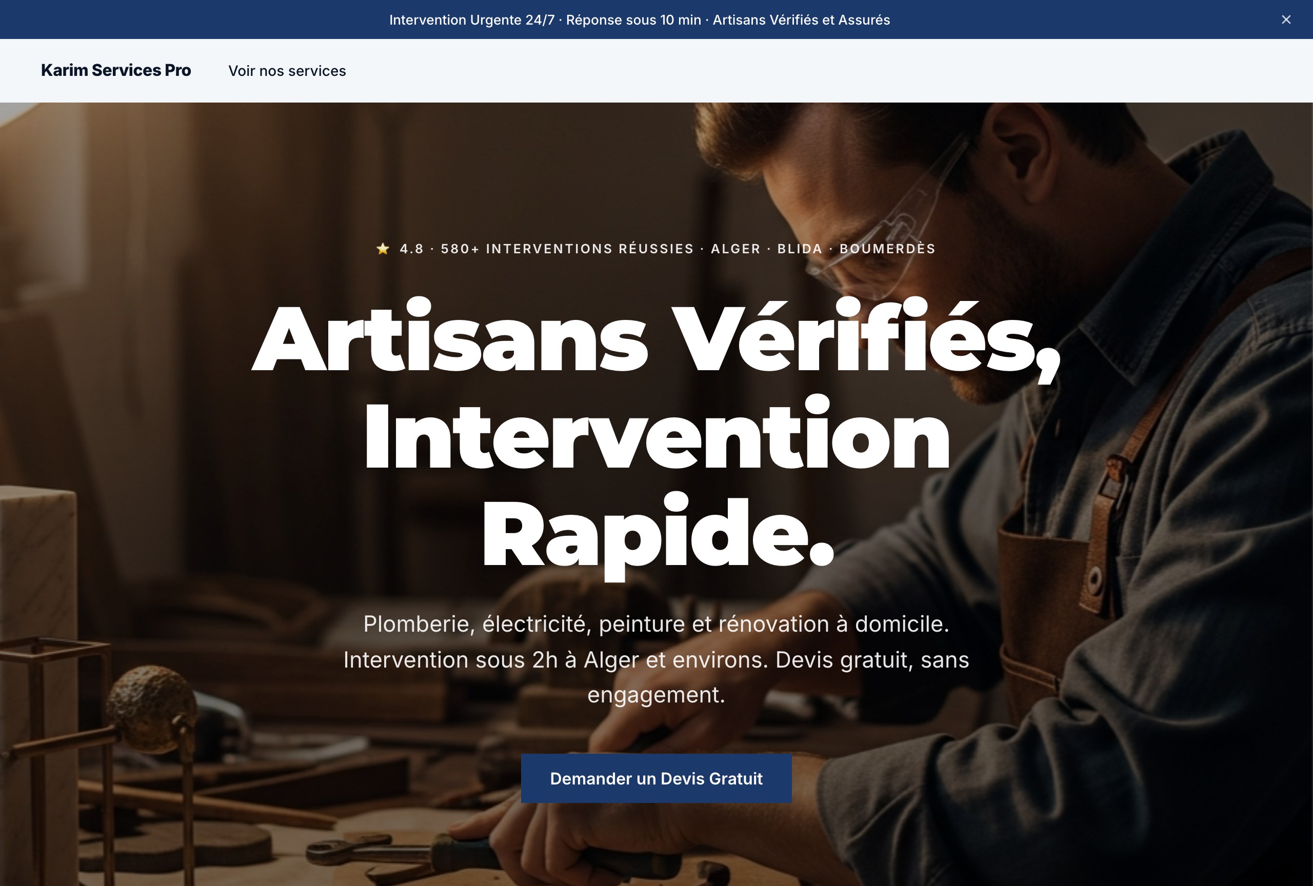 Services: Rendez-vous & devis